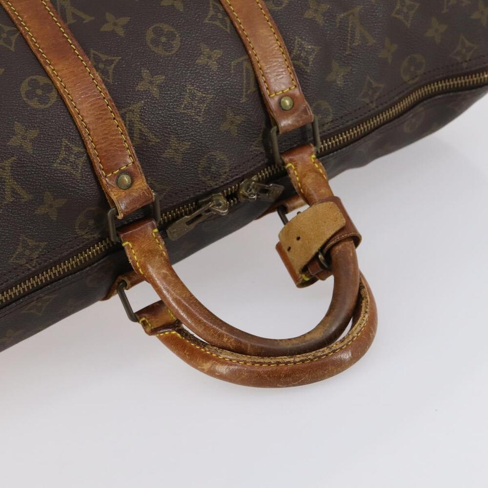 LOUIS VUITTON Monogram Keepall Bandouliere 45 Boston Bag M41418 LV Auth 153159 - Picture 7 of 16